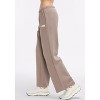 Peloton Women's Waffle Wide Leg Sweatpant, Taupe Grey - image 2 of 4