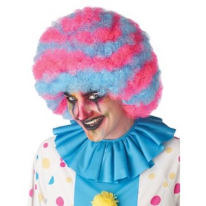 California Costumes Spiral Clown Women's Wig (Blue/Pink) - 1 of 2