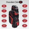 Founders Club Premium Organizer 14 Way Golf Cart Bag - Black - 4 of 4