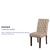 Flash Furniture HERCULES Series Parsons Chair with Rolled Back, Accent Nail Trim - image 3 of 4