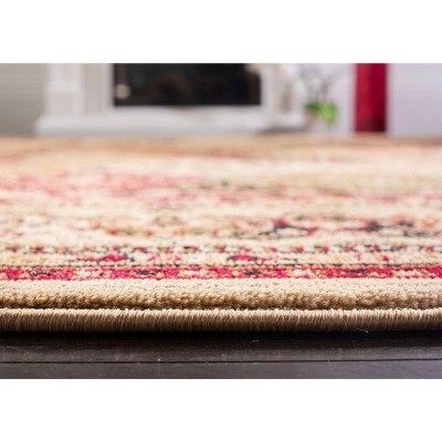 Lyndhurst Multi-Color Floral Synthetic Rectangular Rug
