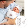 Sweet Jojo Designs Boy Newborn Baby Layette Gift Set Baseball Patch Red and White 7pc - 2 of 4