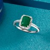 Ross-Simons 1.60 Carat Emerald and .15 ct. t.w. Diamond Ring in 14kt White Gold Size 9 - 4 of 4