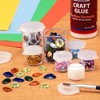 Creative Mark Assorted Pack of 14 Storage Cups - 8 Small 10 ml & 6 Large 45 ml Durable Clear Plastic Paint Containers with Lids for Artists, Students, - 3 of 4