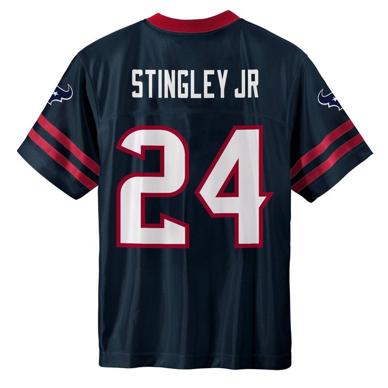 NFL Houston Texans Boys' Short Sleeve Stingley Jr Jersey, 3 of 4