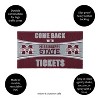 Evergreen Come Back with Tickets Mississippi State University 28" x 16" Woven PVC Indoor Outdoor Doormat - 3 of 4