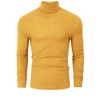 Clearlove Men’s Stretch Muscle Fit Turtleneck Long Sleeve Knit T-Shirt Slim Casual Essential - 2 of 4