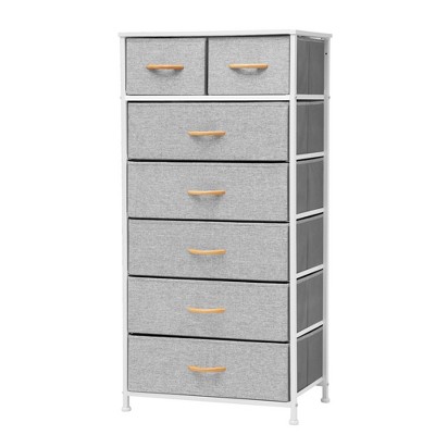 Pellebant Vertical Storage Dresser 7-drawer Chest Closet Organizer Unit for Bedroom