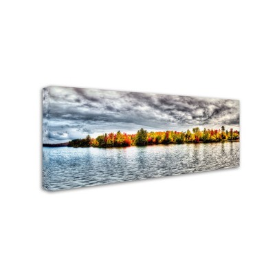 Trademark Fine Art -David Ayash 'Fall Colors in The Adirondacks - New York' Canvas Art