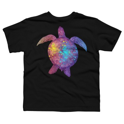 Boy's Design By Humans Watercolor Sea Turtle By Maryedenoa T-Shirt