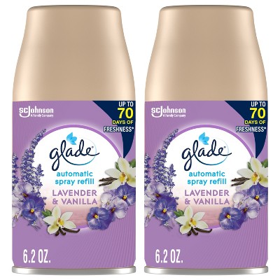 Glade Automatic Spray Air Freshener - Lavender & Vanilla - 6.2oz/2pk