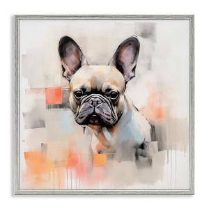 Stupell Industries French Bulldog Abstract, 12" x 12" - 1 of 4