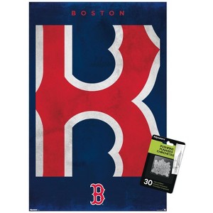 Trends International MLB Boston Red Sox - Logo 25 Unframed Wall Poster Prints - 1 of 4