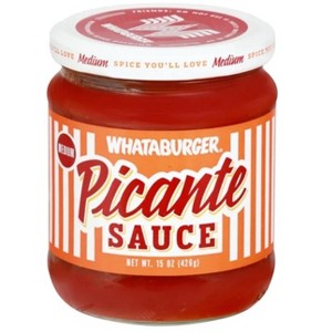 Whataburger Picante Sauce, 15oz (Pack of 4) - 1 of 3