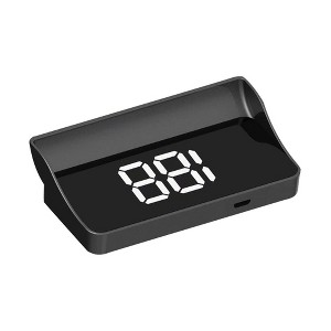 Car windshield front display panel,digital speedometer KMH car background electric car - 1 of 4