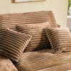 Dolonm 75" Deep Seat Lazy Sofa: 4 Plush Pillows, High-Resilience Sponge, Luxe Corduroy for Living Room/Office-6 Colors - 3 of 4