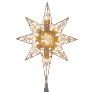 National Tree Company 11" Bethlehem Star Christmas Tree Topper - 1 of 3