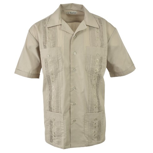 Foxfire Men S 4 Pocket Guayabera Shirt Target