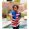 Tipsy Elves Patriotic Shirts for Men - USA Short Sleeve Button Up American Flag Shirts for Men for 4th of July - 3 of 4