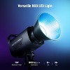 MaseiKar CB60 RGB 70W LED Video Light with App Control, Bowens Mount COB Full Color Continuous Output Lighting for Photography/Studio Video Recording - 2 of 4