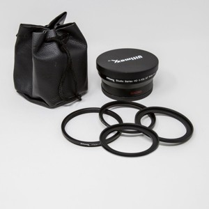 Ultimaxx 0.43x Wide-Angle Lens Attachment - 72mm - with 62mm to 72mm, 67mm to 72mm, 77mm to 72mm, 82mm to 72mm adapter rings - 1 of 4