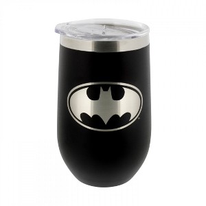 Adult Batman Silver Logo 16oz Wine Tumbler - 1 of 1