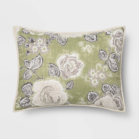 Standard Printed Quilted Pillow Sham Opalhouse Target