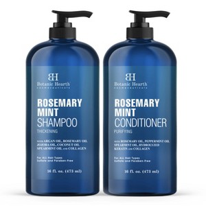 Botanic Hearth Rosemary Mint Shampoo and Conditioner Set - Promotes Hair Growth - 16 fl oz Each - 1 of 4