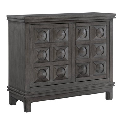 Epinay Carved Cabinet Gray - Powell Company