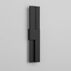 23.6" Modern Outdoor Wall Light Exterior Lighting Fixtures, Black Outdoor Light Fixture, LED Outdoor Wall Sconce Lighting Outside Lights - 4 of 4