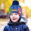 PJ Masks Boys' Winter Beanie Hat and Mittens Set, Kids Ages 2-4 (Blue/Navy) - 2 of 4