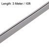 Unique Bargains Rubber Screen Door Hardware U Seal Trim Grey Fits 1/64"- 1/16" Edge - 3 of 3