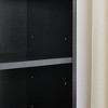 NicBex 8-Tier Tall Bookshelf,Media Tower Shelf for CDs/DVDs,Slim Tall Bookcase with Adjustable Shelves,Storage Shelf for Living Room&Home Office - 3 of 4