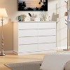 8 Drawer Dressers for Bedroom, Chest of Drawers with Deep Drawers, Large Double Dresser for Closet with Wide Top, Horizontal Wooden Dresser - 4 of 4