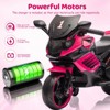 Kids Motorcycle, ride on car toy with training wheels, working headlight, horn and music, suitable for boys and girls aged 3-6. - 4 of 4