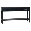 PAGED Minimalist Console Table with Drawer & Shelf, Pine Wood Entryway Sofa Side Table, Entryway Table for Hallway, Foyer, Corridor - 2 of 4