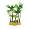 Unique Bargains Artificial Tree Plants for Fish Tank Aquarium Plastic Decor 5.4" Green - 3 of 4