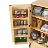 Bella Depot 72" Tall Farmhouse Kitchen Pantry Cabinet with 8 Door Shelves, Curved Design Storage Cabinet - 4 of 4