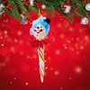 De Carlini Italian Ornaments 8.5 Inch Starry-Cicle Clown Face Christmas Tree Ornament , Circus Italian Christmas Ornament (1PC) - 2 of 4