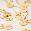 18K Gold Carnation Birth Flower Necklace – Dainty 2MM Twist Chain with Birthstone Pendant - 4 of 4