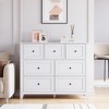 Wood Dresser for Bedroom, Chest of Drawers with 7 Drawer & Metal Handle - 2 of 4