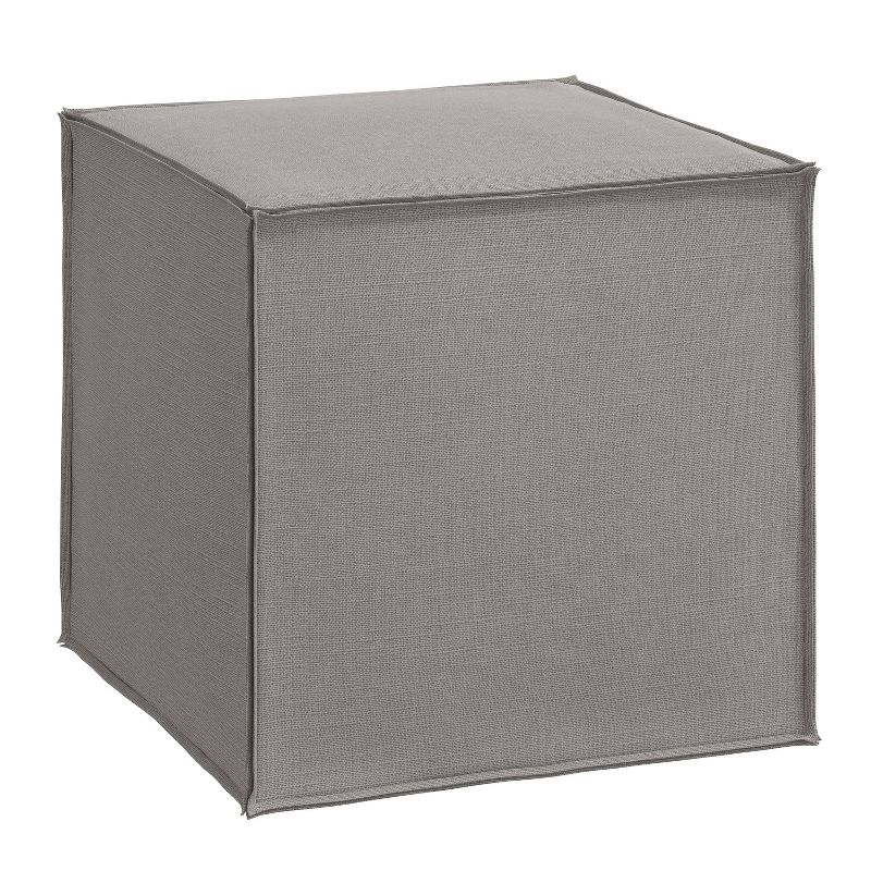 Skyline Furniture Custom Upholstered Square Ottoman with French Seams, 3 of 6