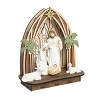 Transpac Resin 10 in. Multicolor Christmas Light Up Nativity and Creche Set of 6 - 2 of 4