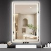 Anti-Fog LED Bathroom Mirror with Dual Light Source, Dimmable Brightness, 3 Color Temperatures, Memory Function, Tempered Glass - 4 of 4