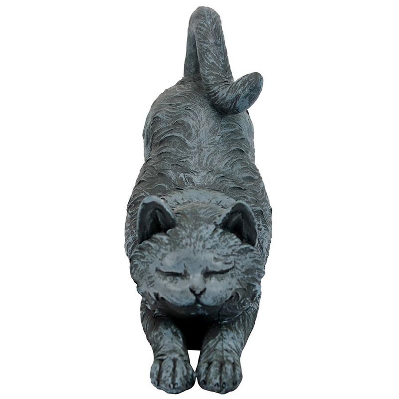 Design Toscano Playful Cat Stretching Statue - Gray, 3 of 7