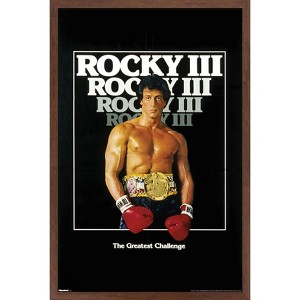 Trends International Rocky III (1982) - One Sheet Framed Wall Poster Prints - 1 of 4