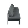 Meridian Furniture,Nizuc Water Resistant Fabric Outdoor Patio Modular Sofa - 3 of 4