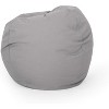 Kumasinova 34" Kids Bean Bag Chair,Round Lounge Chair Indoor,Comfy Chair with High Resilience Foam,Bean Bag Couch for Bedroom,Living Room - 2 of 4