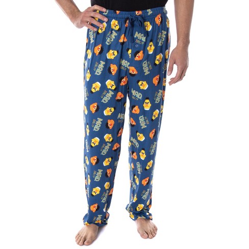 Sesame Street Adult Elmo Expressions Soft Polyester Pajama Pants S