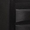 Gulches Elegant Dual Drawer Nightstand with Slide Out Tray and Felt Lining Timeless Color for Modern Spaces - 3 of 4